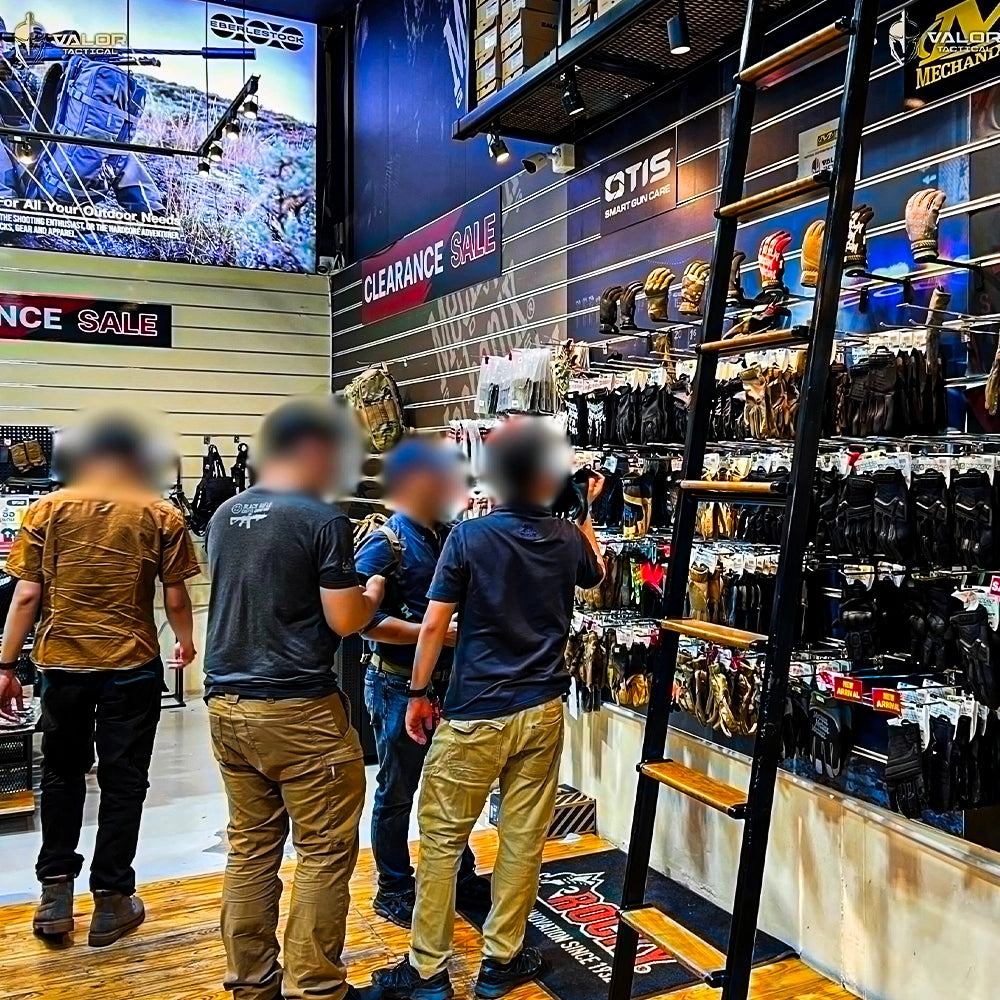 Customers make purchases in-store Valor Tactical Store ร้าน เวเลอร์ แทคติคอล 01